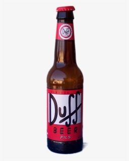 Duff Beer Bottle - Duff Beer Bottle Png, Transparent Png, Transparent PNG