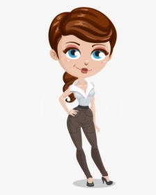 Clip Art Pin By Graphicmama On - Simple Woman Cartoon Png, Transparent Png, Transparent PNG