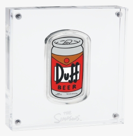 Duff Beer 2019 1oz Silver Proof Coin Product Photo - Duff Beer 2019 1oz Silver Coin, HD Png Download, Transparent PNG