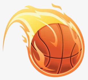 Fire Basketball Flame Illustration Free Png Hq Clipart - Transparent Background Basketball On Fire, Png Download, Transparent PNG