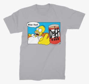 Duff Beer 2 ﻿premium Jersey Men S T-shirt - Homer Simpson Birra Duff, HD Png Download, Transparent PNG
