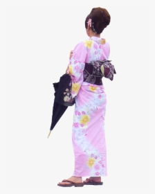 Japanese Woman Png - Kimono, Transparent Png, Transparent PNG