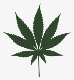 Marijuana, Leaf, Green, Pot, Cannabis, Plant, Leaves - Marijuana Leaf Clipart, HD Png Download, Transparent PNG