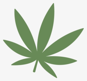 Bigstock Marijuana Leaf Icon On White 80729741 August - Weed Leaf Logo Png, Transparent Png, Transparent PNG