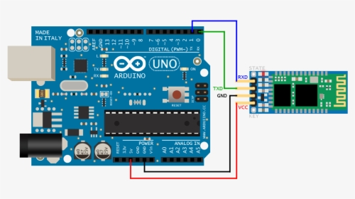Collection Of Free Arduino Vector - Interfacing Bluetooth Module With Arduino, HD Png Download, Transparent PNG