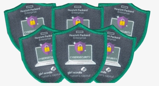 Transparent Hewlett Packard Enterprise Png - Girl Scouts Cybersecurity Badge, Png Download, Transparent PNG