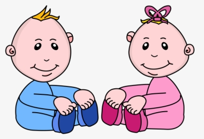 Baby Boy And Girl - Boy And Girl Baby Clipart, HD Png Download, Transparent PNG