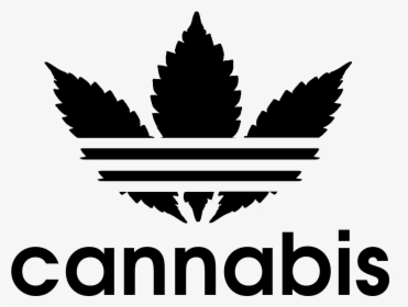 File - Cannabis - Adidas Logo Transparent Background, HD Png Download, Transparent PNG