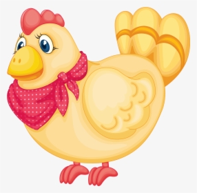 Painted Easter Chicken Png Clipart Picture - Mother Chicken Clipart, Transparent Png, Transparent PNG