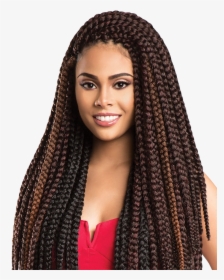 Braid - Box Braids With Brown Highlights, HD Png Download, Transparent PNG