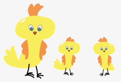 Chicken, Easter, Chicks, Spring, Small, Chickens - Cartoon, HD Png Download, Transparent PNG