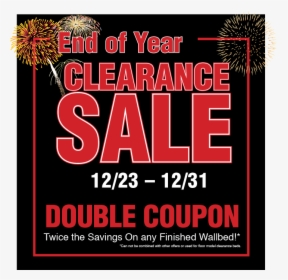 2017 End Of Year Wallbeds Clearance Sale - Fireworks Vector Free, HD Png Download, Transparent PNG
