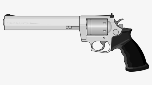 Transparent Cartoon Gun Png - 44 Magnum Drawing Png, Png Download, Transparent PNG