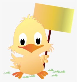Chick, Easter, Sign, Happy, Cute, Yellow - Lirik Lagu Anak Ayam, HD Png Download, Transparent PNG