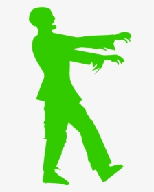 Tv Head Zombie Clipart , Png Download - Black And White Zombie, Transparent Png, Transparent PNG