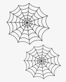 Halloween Spider Web Transparent - Web Clipart Black And White Png, Png Download, Transparent PNG