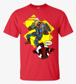 Cable And Deadpool Funny Shirt T Shirt & Hoodie - Kings And Queens Are Born In August, HD Png Download, Transparent PNG