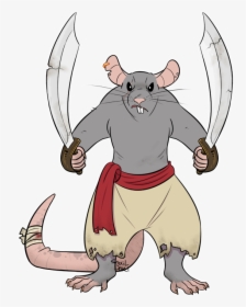 Rodent Clipart Evil Rat - Cartoon, HD Png Download, Transparent PNG