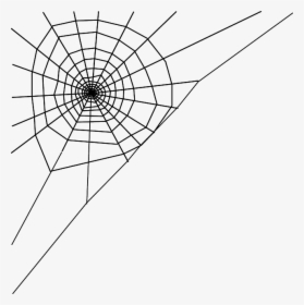 Spider, Web, Corner, Wall, Design, Black, Halloween - Spider Web Corner Png, Transparent Png, Transparent PNG