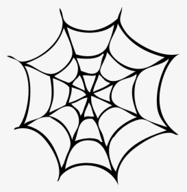 Transparent Spider Web Clip Art - Spider Web Black And White, HD Png Download, Transparent PNG
