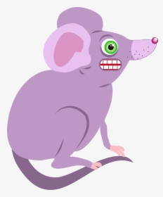 Mouse, Animal, Cartoon, Rodent, Mammal, Angry, Wild - Mouse Cartoon Png,  Transparent Png , Transparent Png Image - PNGitem