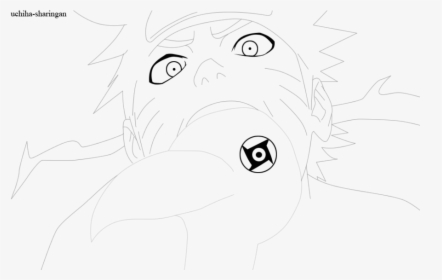 Vector Transparent Stock Naruto Raven Lineart By Sharingan - Line Art, HD Png Download, Transparent PNG