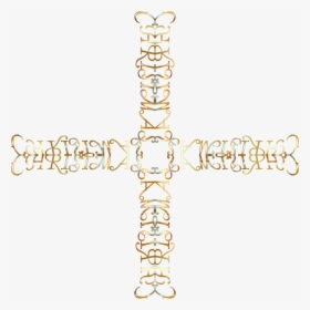 Jewellery,symbol,cross - Christmas Cross Transparent Background, HD Png Download, Transparent PNG