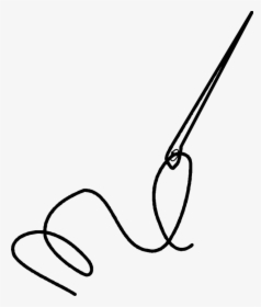 Transparent Sewing Png - Needle And Thread Png, Png Download, Transparent PNG