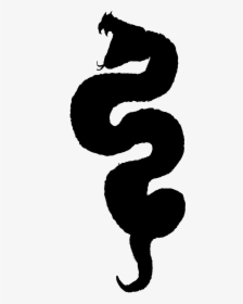 Snake Silhouette - Snake Tattoo Png, Transparent Png, Transparent PNG