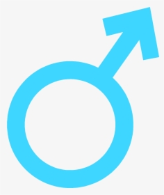 Male Sex Symbol Blue Clipart , Png Download - Sex Symbols For Male, Transparent Png, Transparent PNG