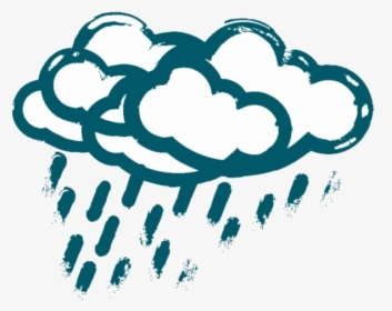 Depression Clipart Raining Cloud Vector Background - Depression Transparent, HD Png Download, Transparent PNG