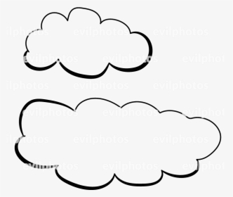 Cloud Drawing Vector And Stock Photo - Clouds Drawings, HD Png Download, Transparent PNG