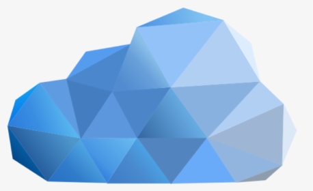 Low Poly Series - Cloud Low Poly Vector, HD Png Download, Transparent PNG