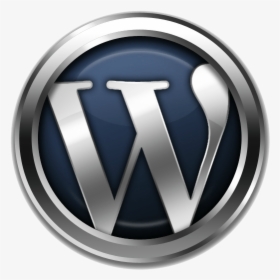 Wordpress Metallic Logo - Logo Of Wordpress, HD Png Download, Transparent PNG