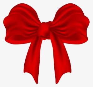 Red Ribbon Bow Decoration Png Download - Knot, Transparent Png, Transparent PNG