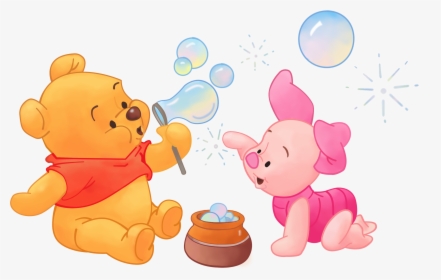 Baby Winnie The Pooh And Piglet, HD Png Download, Transparent PNG