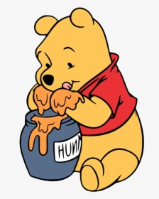 Winnie The Pooh Hunny Pot Coloring Page, HD Png Download, Transparent PNG