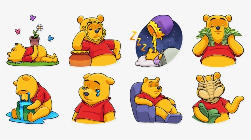 Telegram Stickers Winnie The Pooh, HD Png Download, Transparent PNG