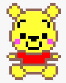 Winnie Pooh Pixel Art, HD Png Download, Transparent PNG