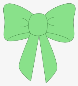Clipart Bow Green - Pink Bow Clipart Png, Transparent Png, Transparent PNG
