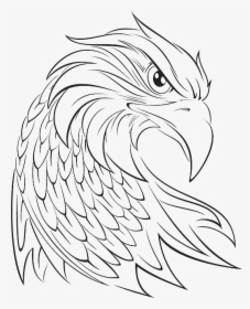 Eagle Head Vector Png - Eagle Face Tattoo Designs, Transparent Png, Transparent PNG