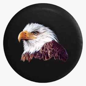 Jeep Liberty Spare Tire Cover With Bald Eagle Head - Close Up Bald Eagle, HD Png Download, Transparent PNG