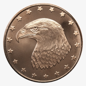 Custom Minted 1 Oz Copper Eagle Head Obverse    						onerror='this.onerror=null; this.remove();' XYZ - Coin, HD Png Download, Transparent PNG