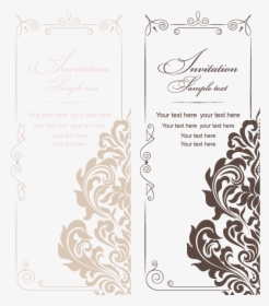 And Style Vintage Wedding Invitations American Vector - Wedding Invitation Vector Png, Transparent Png, Transparent PNG