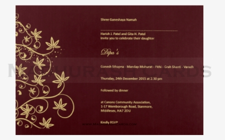 Hard Bound Wedding Cards - Brochure, HD Png Download, Transparent PNG
