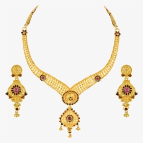 Necklace, Earring, Gold, Jewellery Png Image With Transparent - Jewelry Image Hd Png, Png Download, Transparent PNG