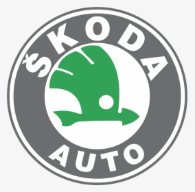 Skoda Auto Logo Png Transparent - Skoda Logo Drawing, Png Download, Transparent PNG