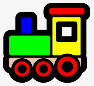 Toy Train Icon Christmas Xmas Electronics Peace Symbol - Train Toy Clip Art, HD Png Download, Transparent PNG