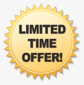 Special Offer Button Png - Limited Time Only Png, Transparent Png, Transparent PNG