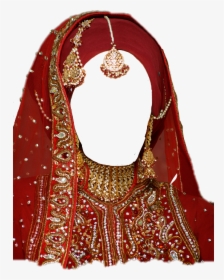 #hijab #india #indian #sari #saree #wedding - Hijab Idea With Earring, HD Png Download, Transparent PNG